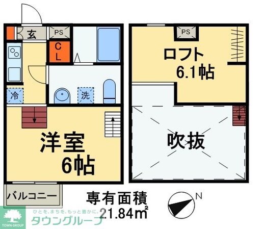 Primo検見川の物件間取画像